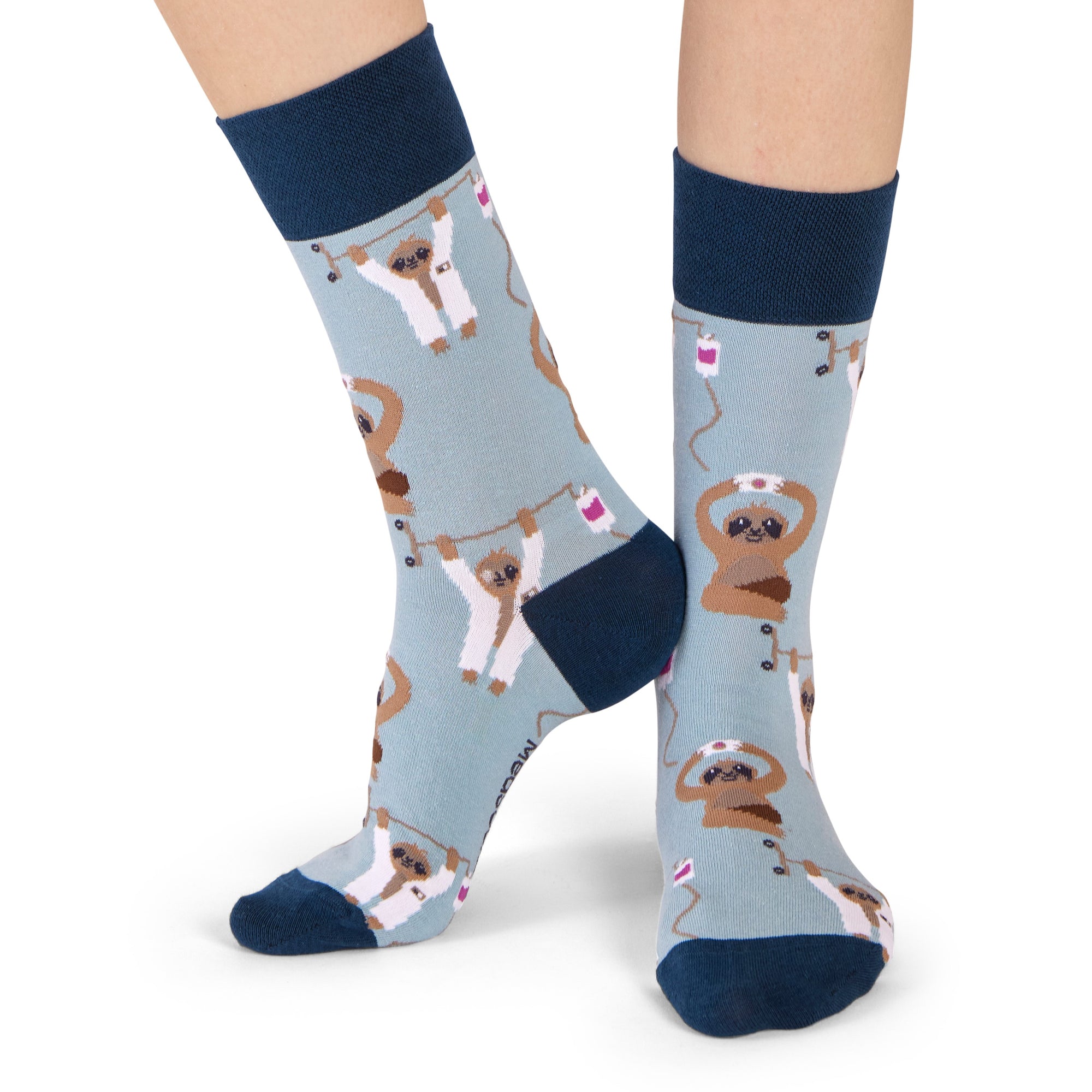 Faultier Socken grün 🦥