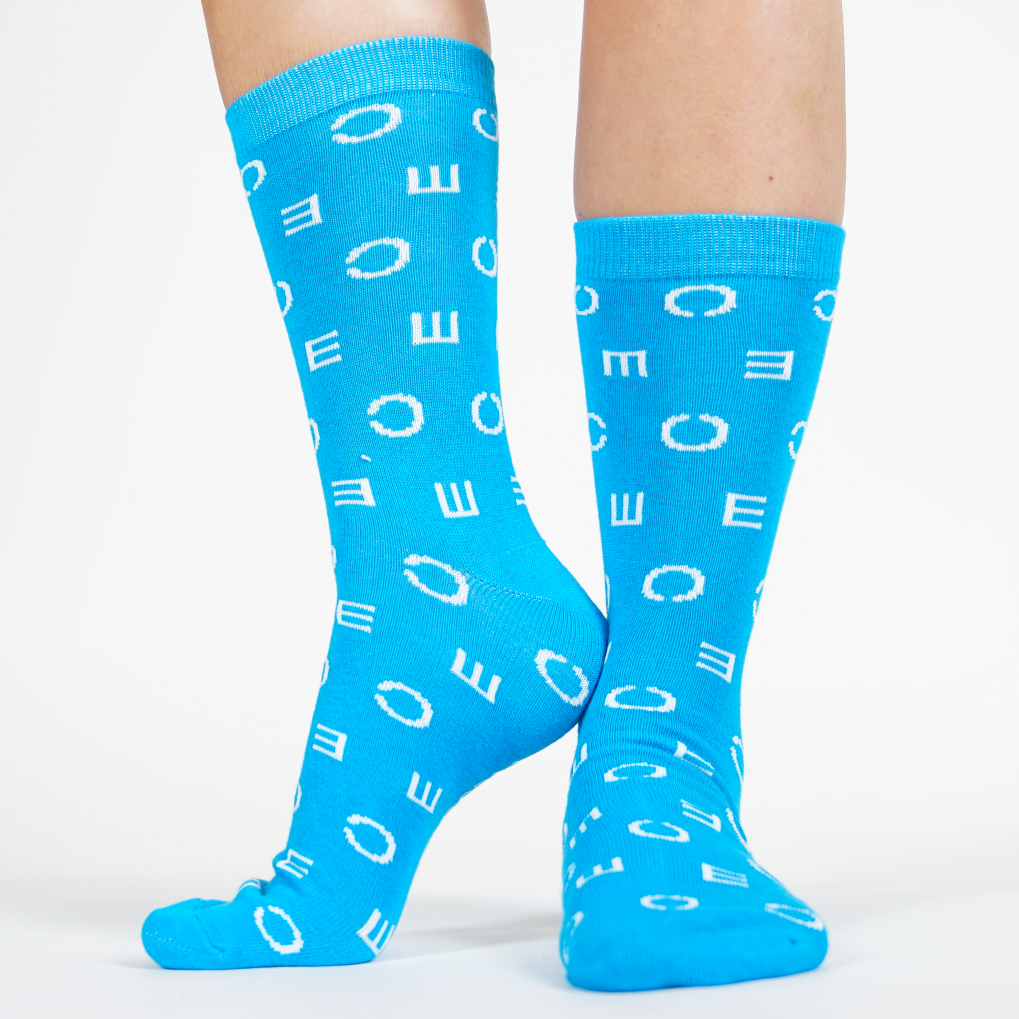 Ophthalmologie Socken blau