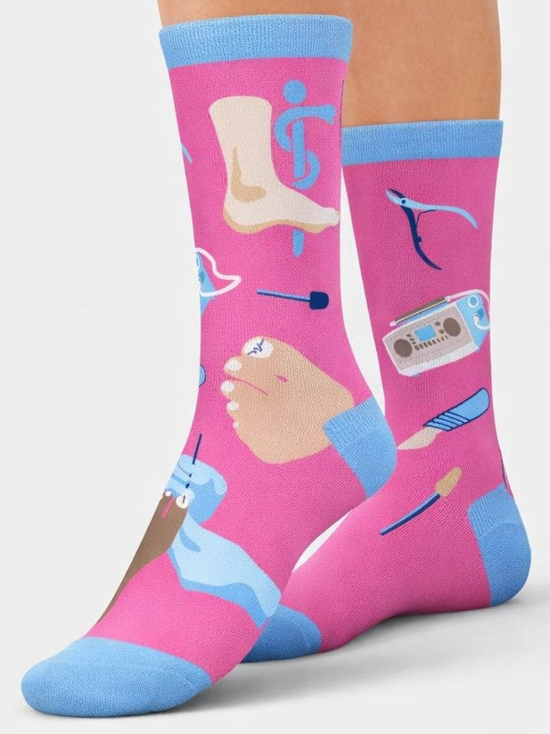 Podologie Socken pink