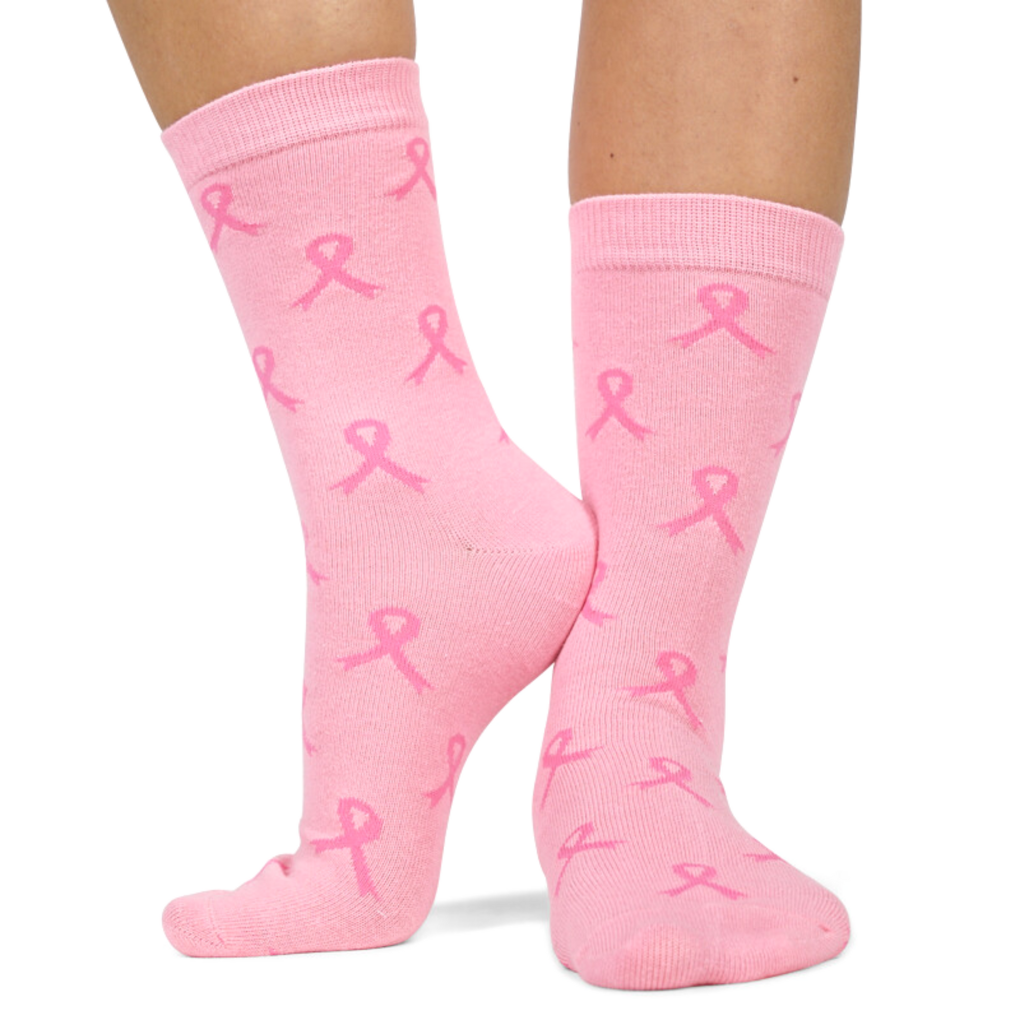 Brustkrebs awareness Socken pink