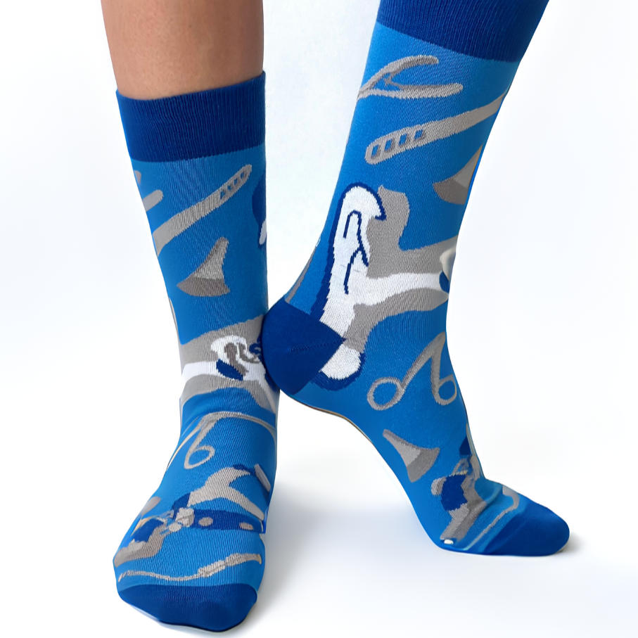 HNO Socken blau