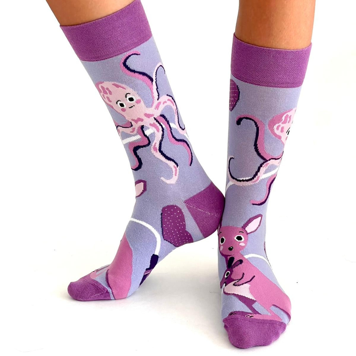 Frühchen & Neokinder Schweiz Socken violett / flieder