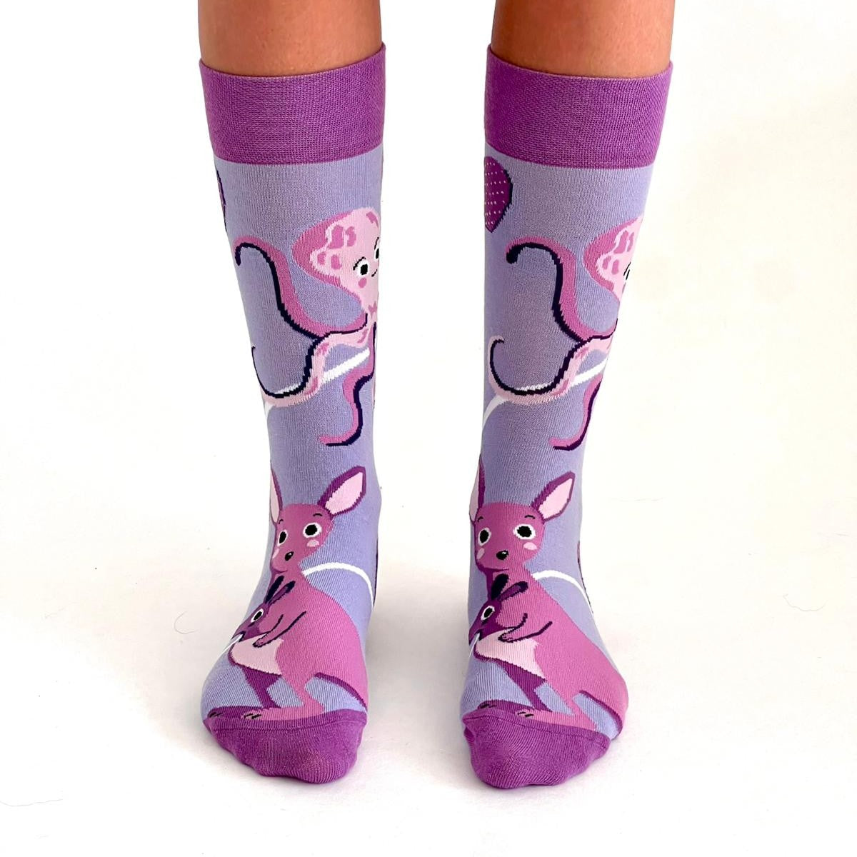 Frühchen & Neokinder Schweiz Socken violett / flieder
