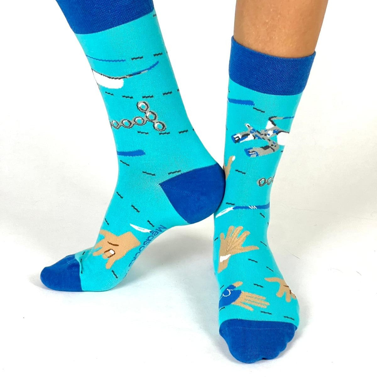 neue Handchirurgie Socken grün