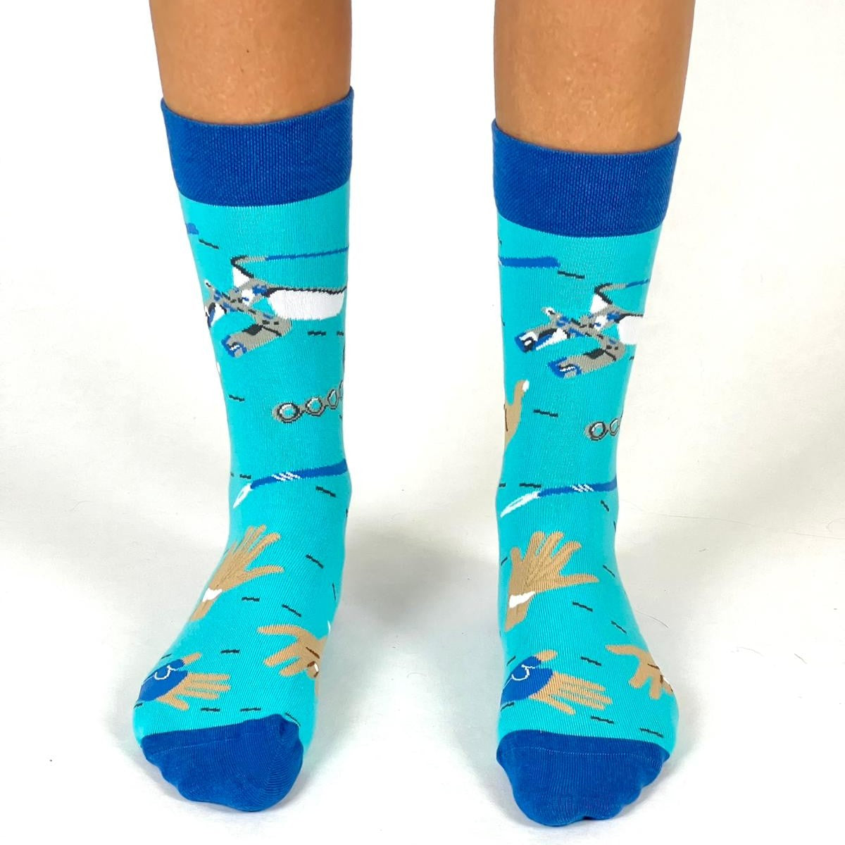 neue Handchirurgie Socken grün