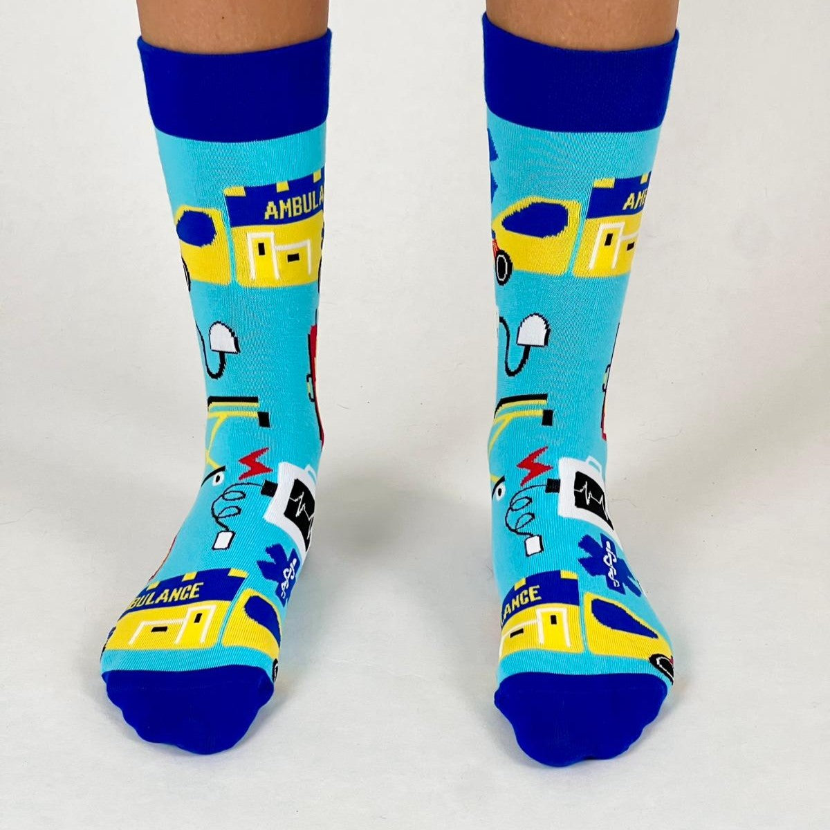 Ambulanz Socken blau 🚑