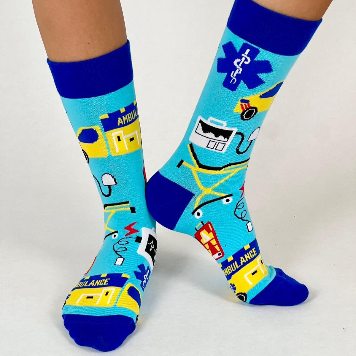 Ambulanz Socken blau 🚑