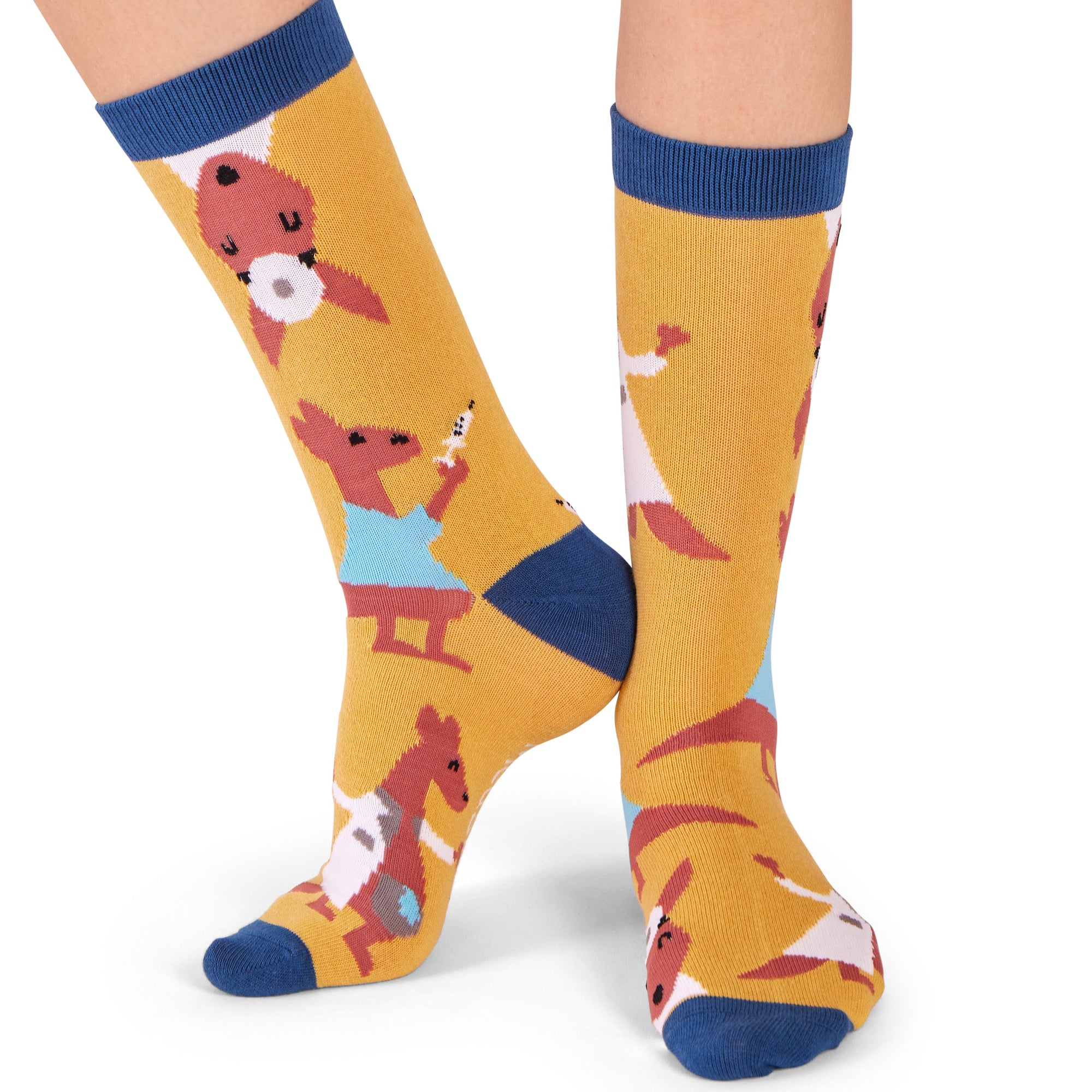 Dr. Skippy Socken gelb