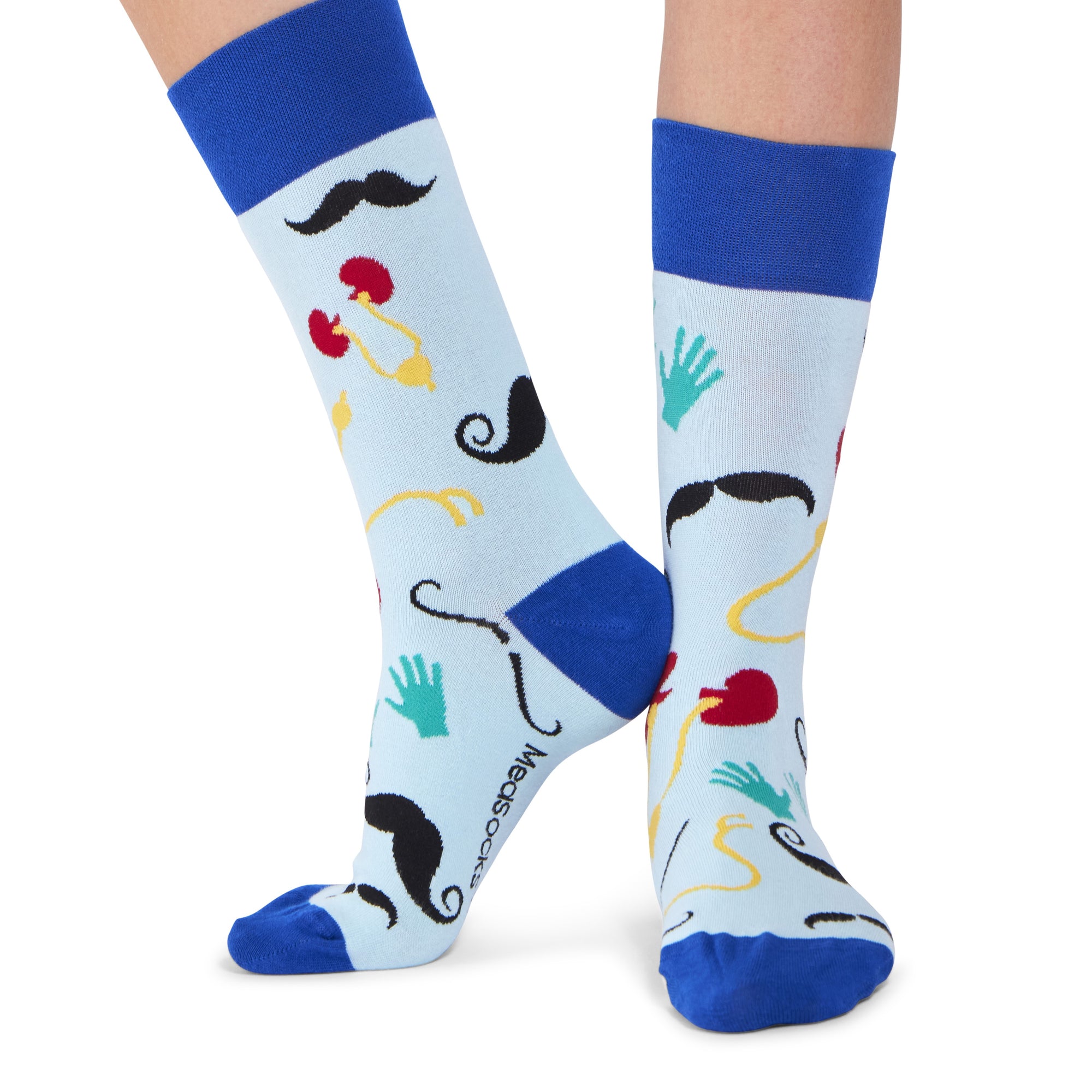 Männergesundheit / Urologie Socken blau