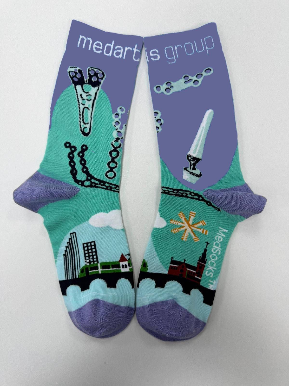 medartis ft. Basel Socken mehrfarbig