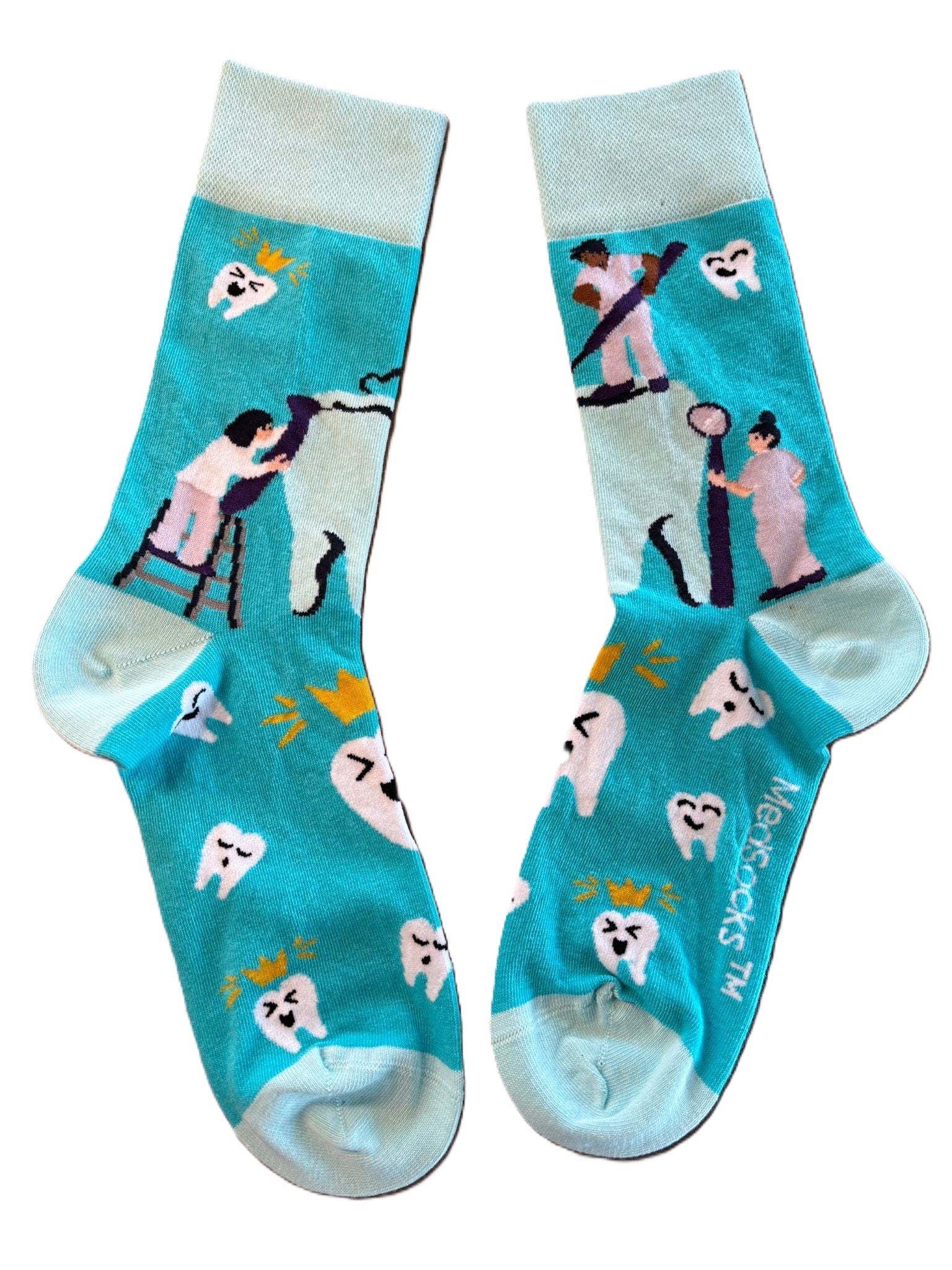 neue Zahnmedizin Socken türkis
