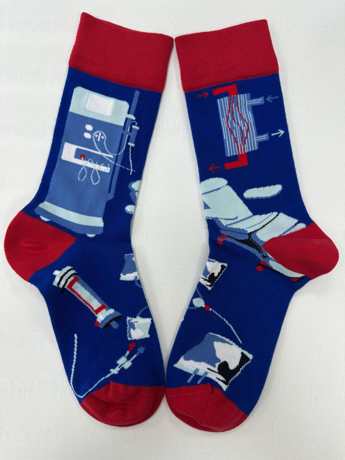 Dialyse Socken dunkelblau