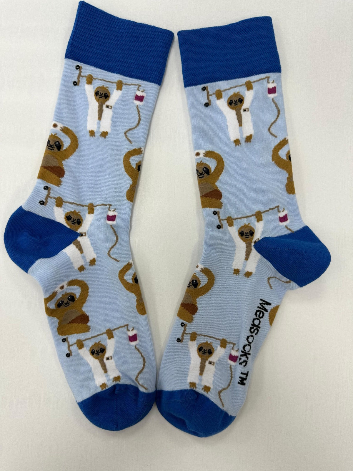 Faultier Socken blau 🦥