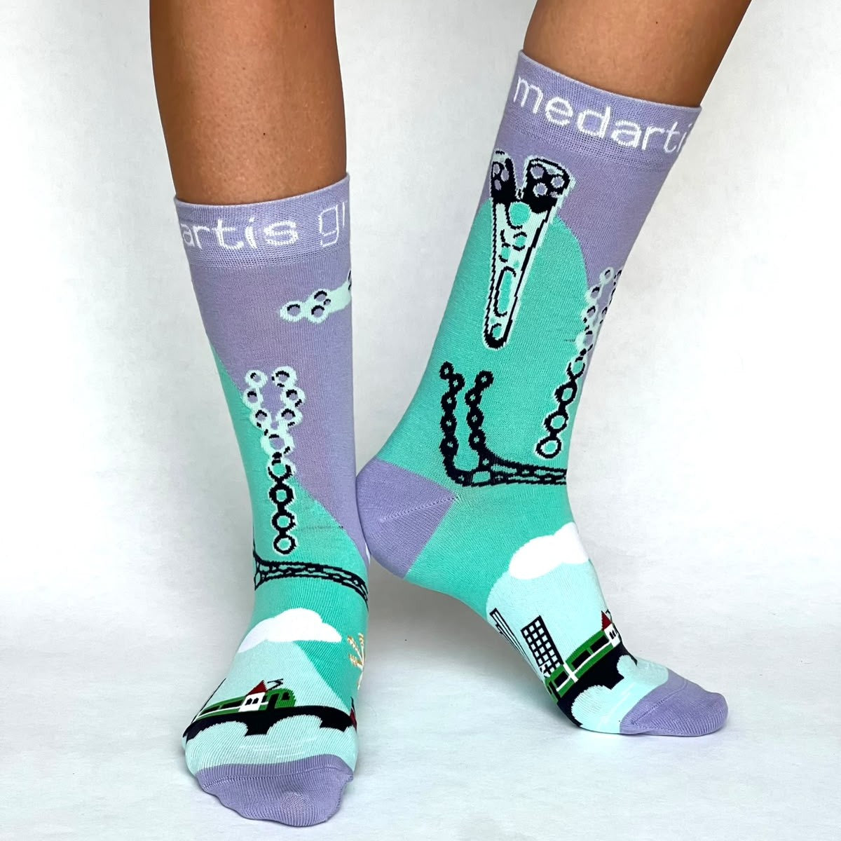 medartis ft. Basel Socken mehrfarbig