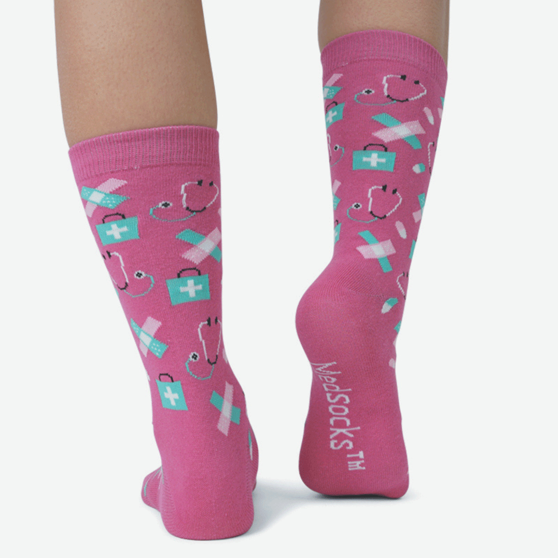 Pflege Socken violett