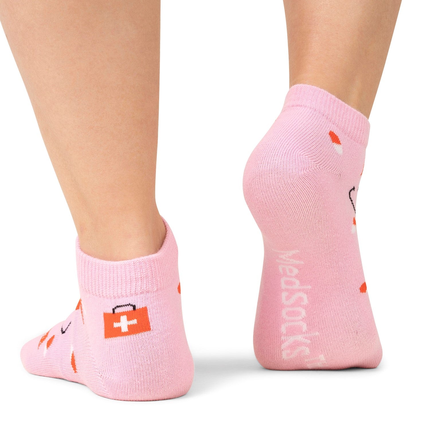 kurze Socken Pflege pink