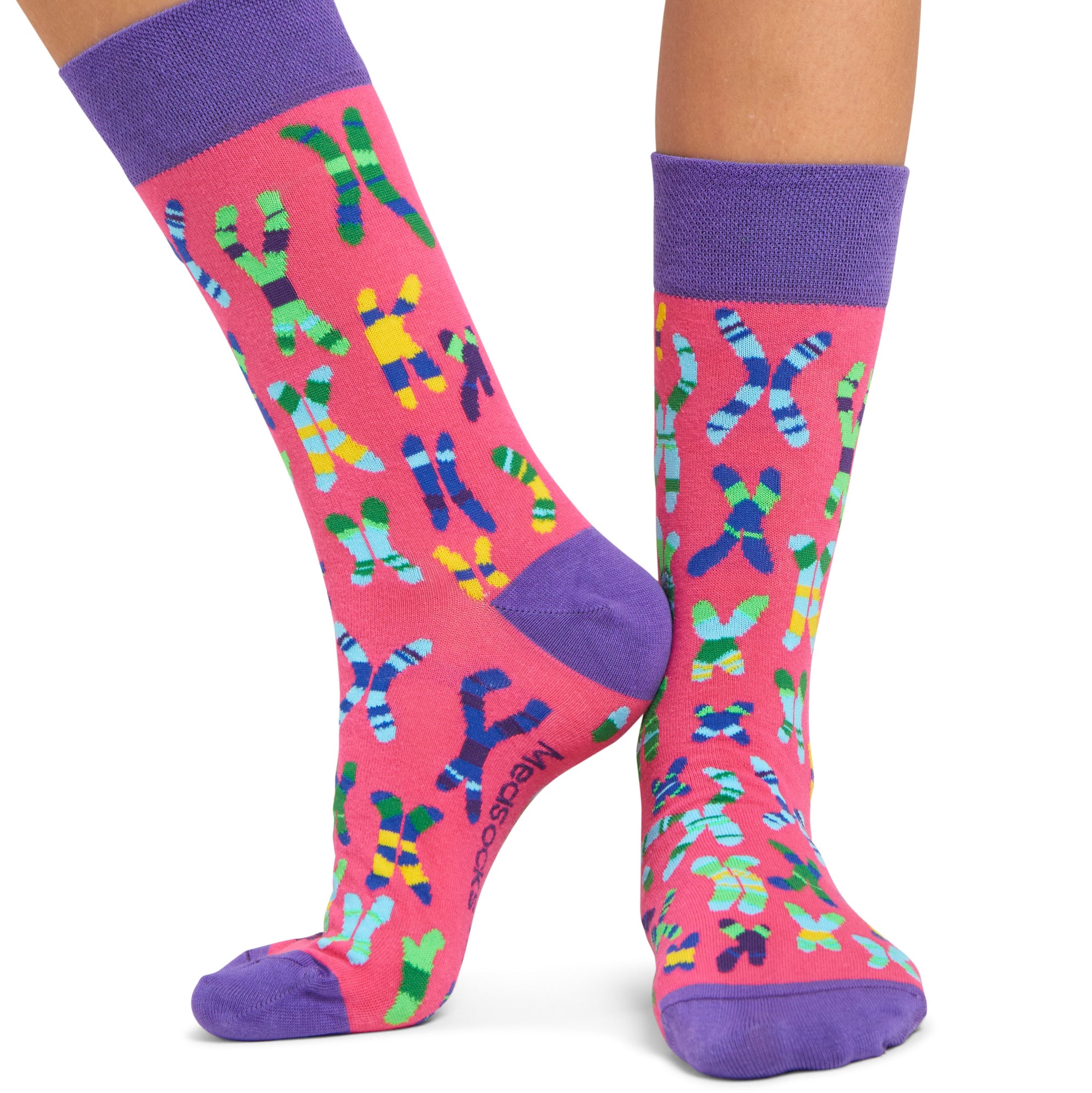 Chromosom Socken lila 🧬