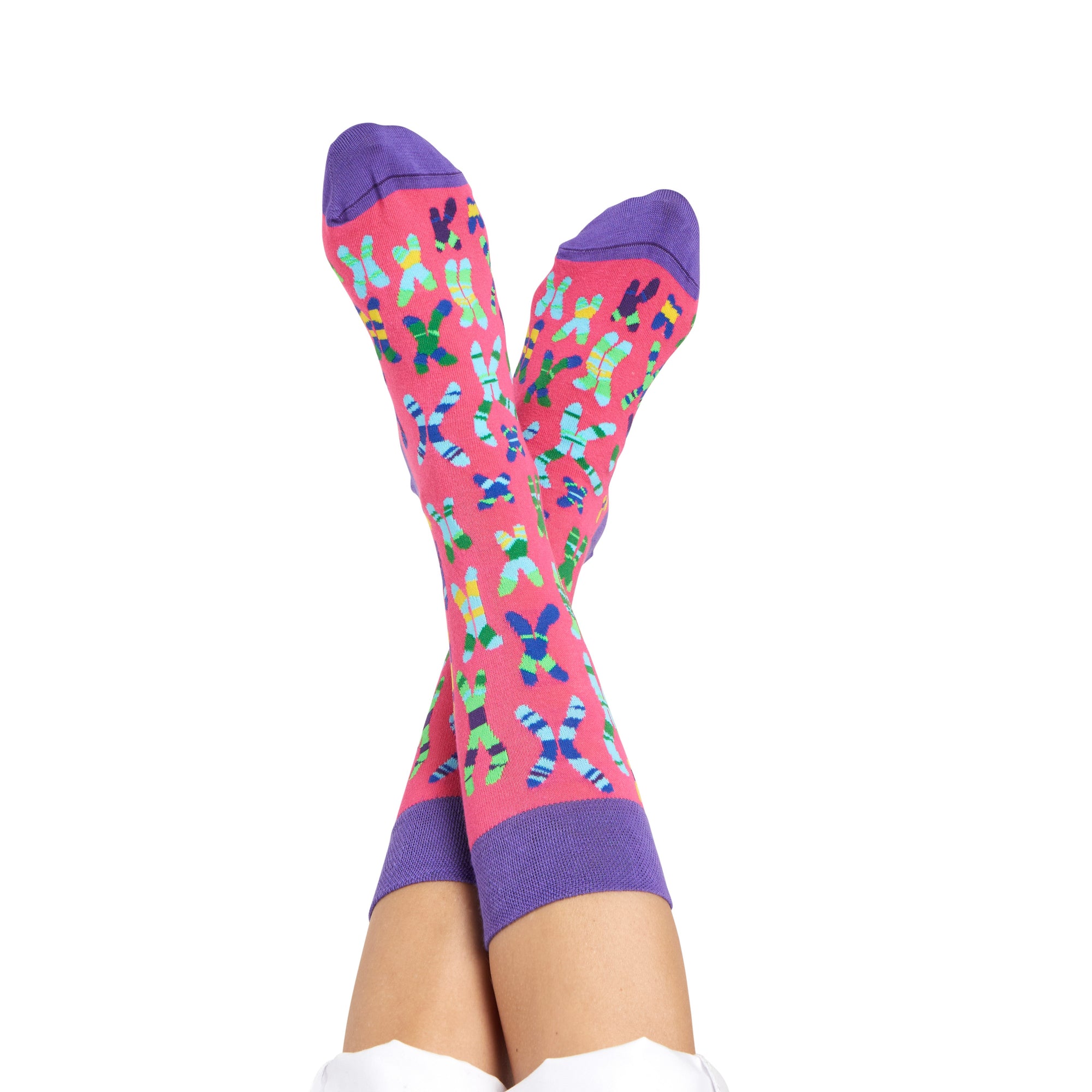 Chromosom Socken lila 🧬