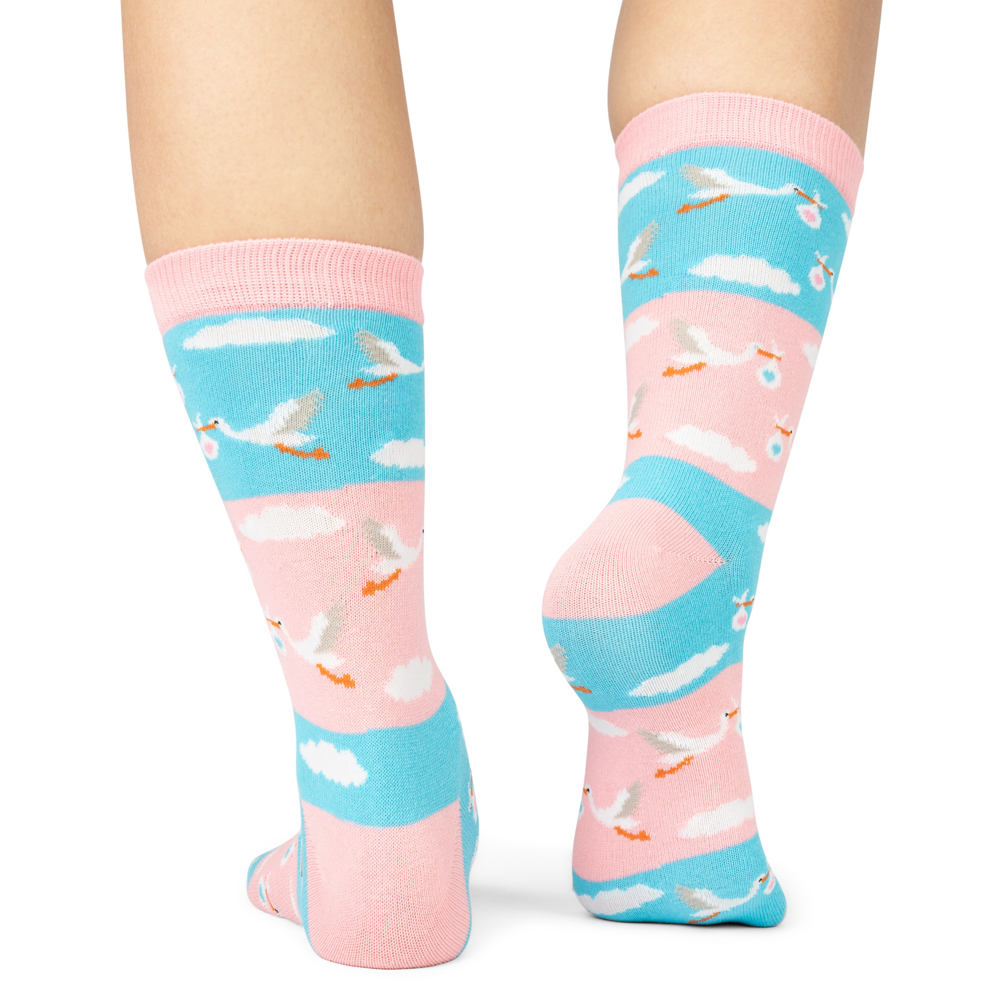 Geburt Socken hellblau / rosa